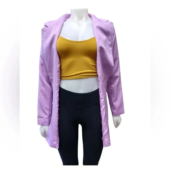 ASOS Public Desire Oversized Lilac  Blazer Size 10 - Picture 5 of 11
